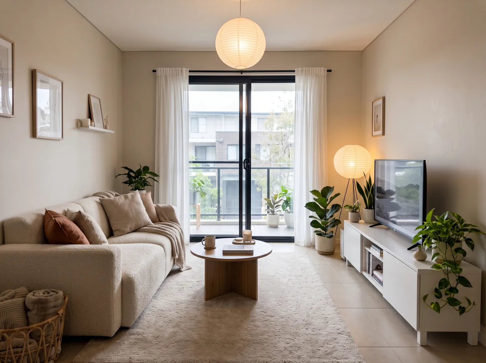 Small painted in Soft Linen — Linen-Soft Japandi