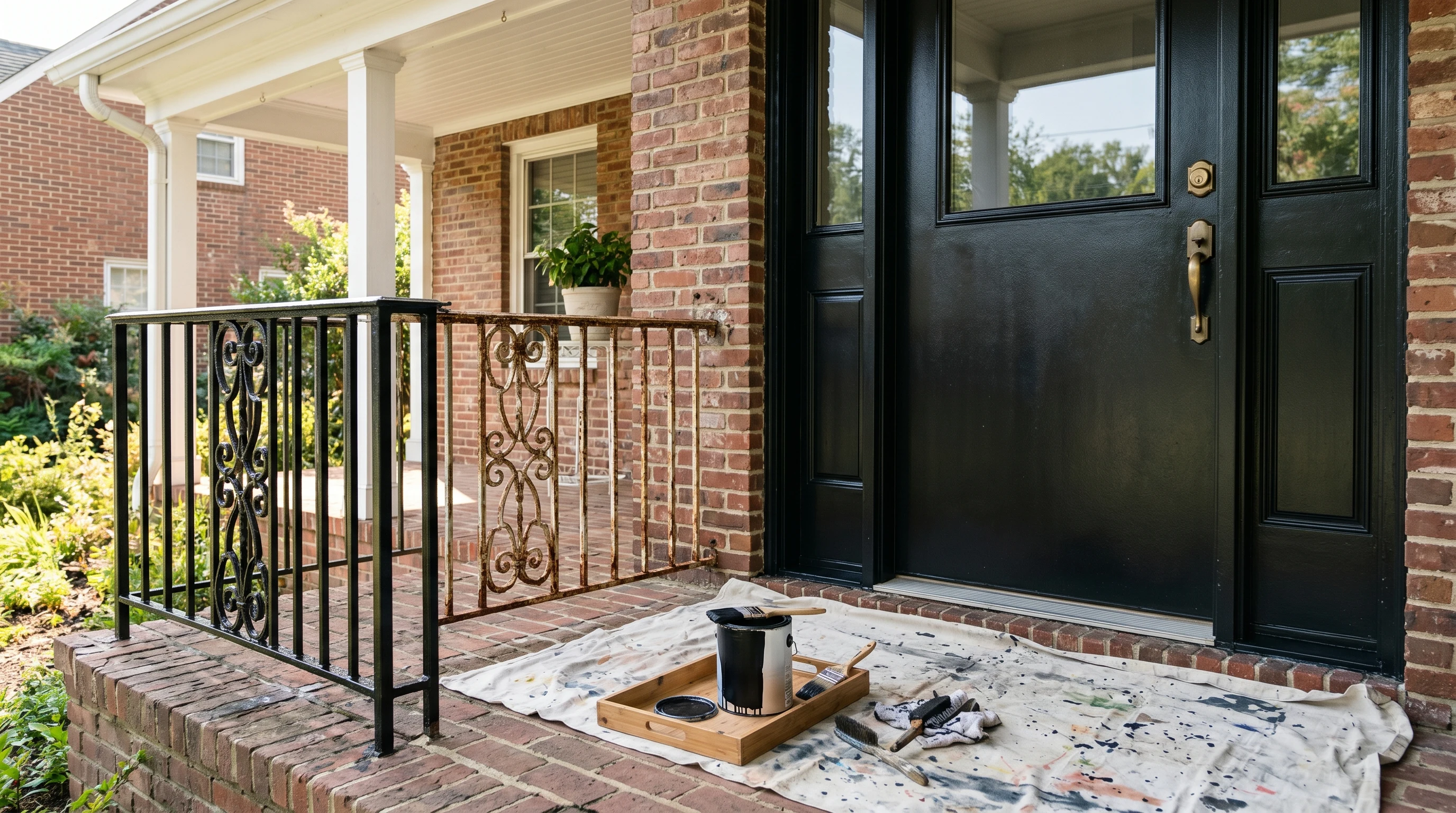 How to Paint Metal: Railings, Doors, Fences, Gates, and Garage Doors
