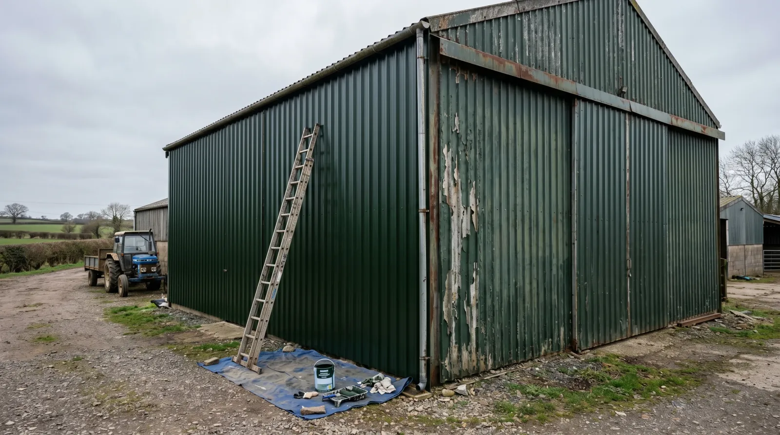 How to Paint Plastisol-Coated Metal Cladding