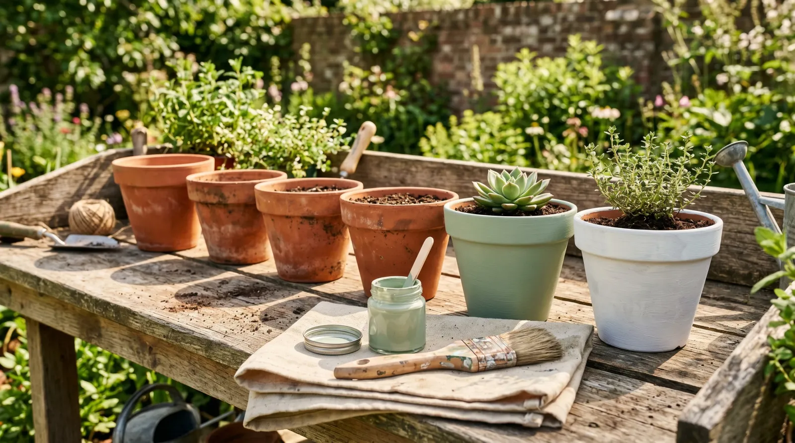 How to Paint Terracotta Pots