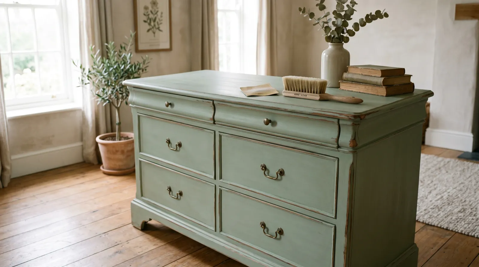 How to Distress Chalk-Painted Furniture