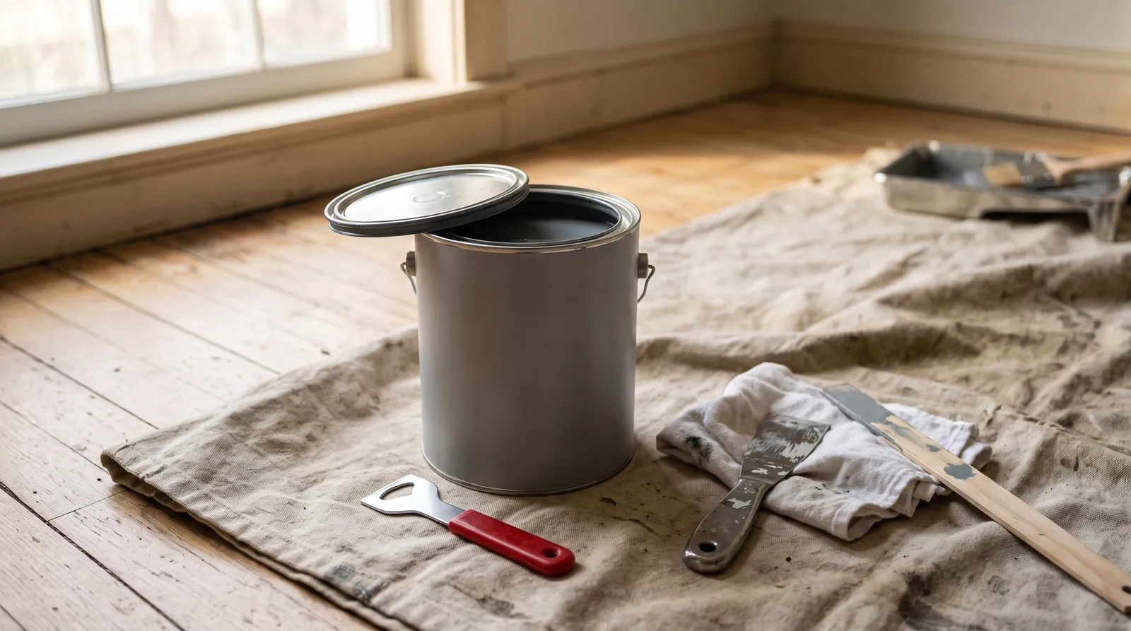 How to Open a Paint Can Without Wrecking the Lid