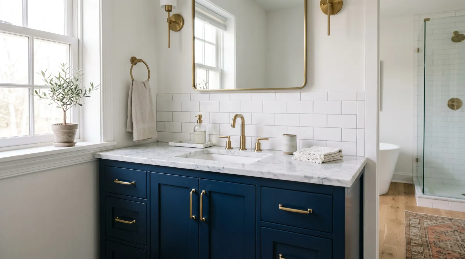 How to Paint a Bathroom Vanity (First-Timer Friendly)