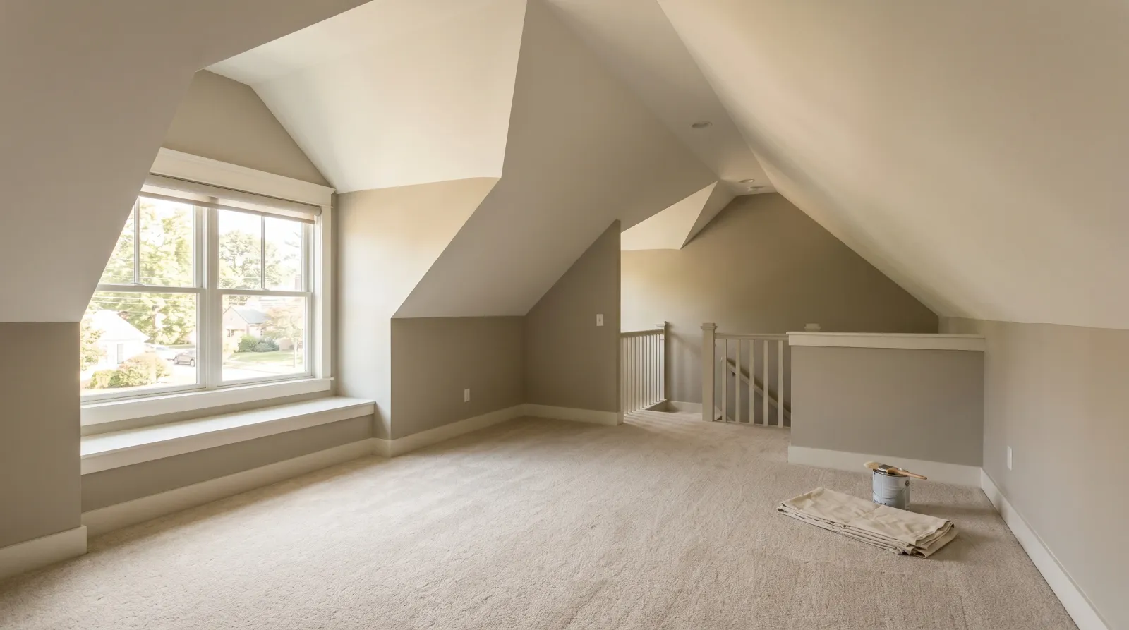 How to Paint a Bonus Room or Loft