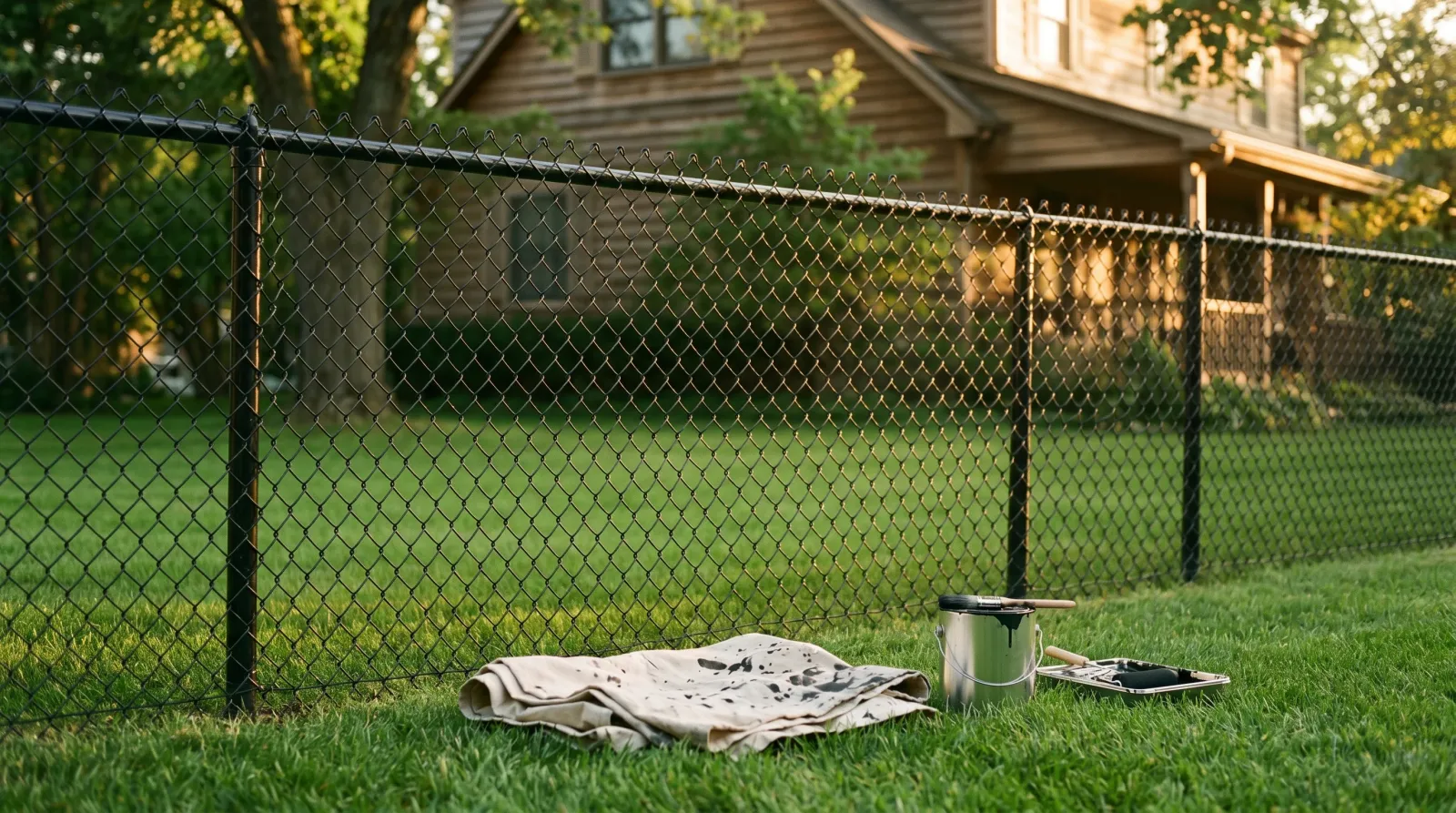 How to Paint a Chain-Link Fence