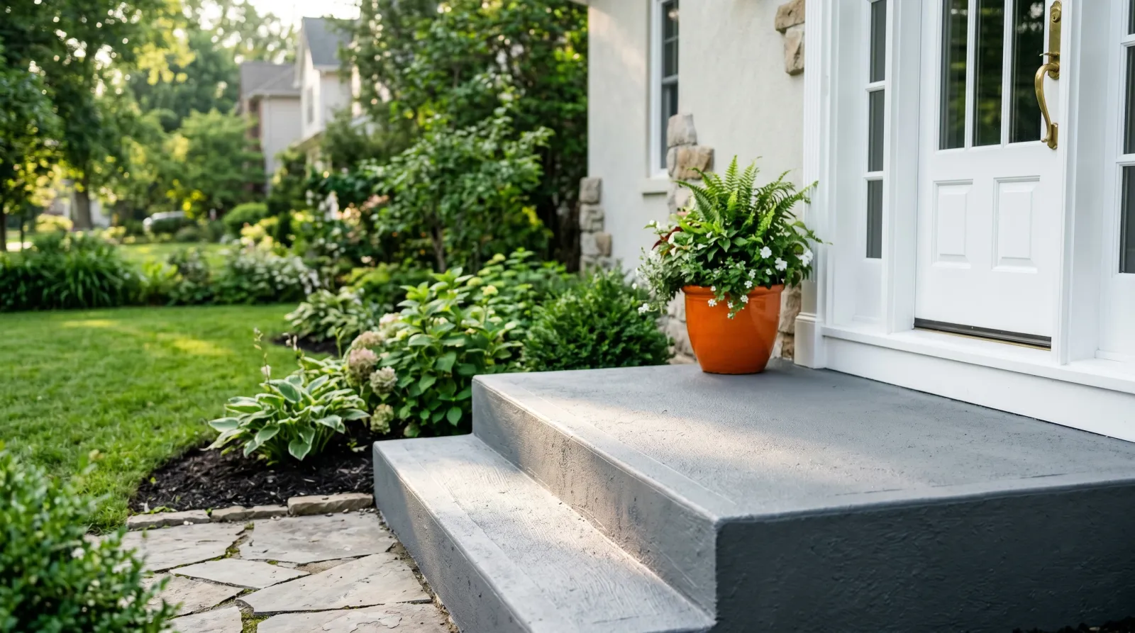 How to Paint a Doorstep or Front Step