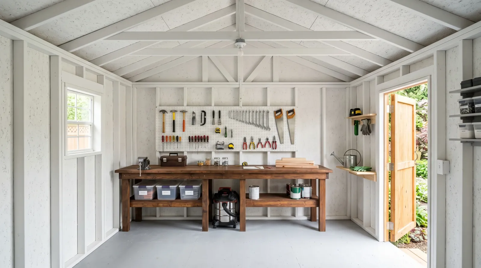 How to Paint a Shed Interior (Workshop)