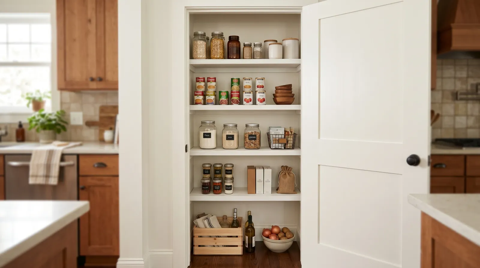 How to Paint a Pantry