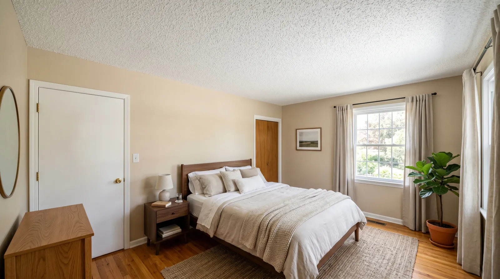How to Paint a Popcorn Ceiling Without Removal