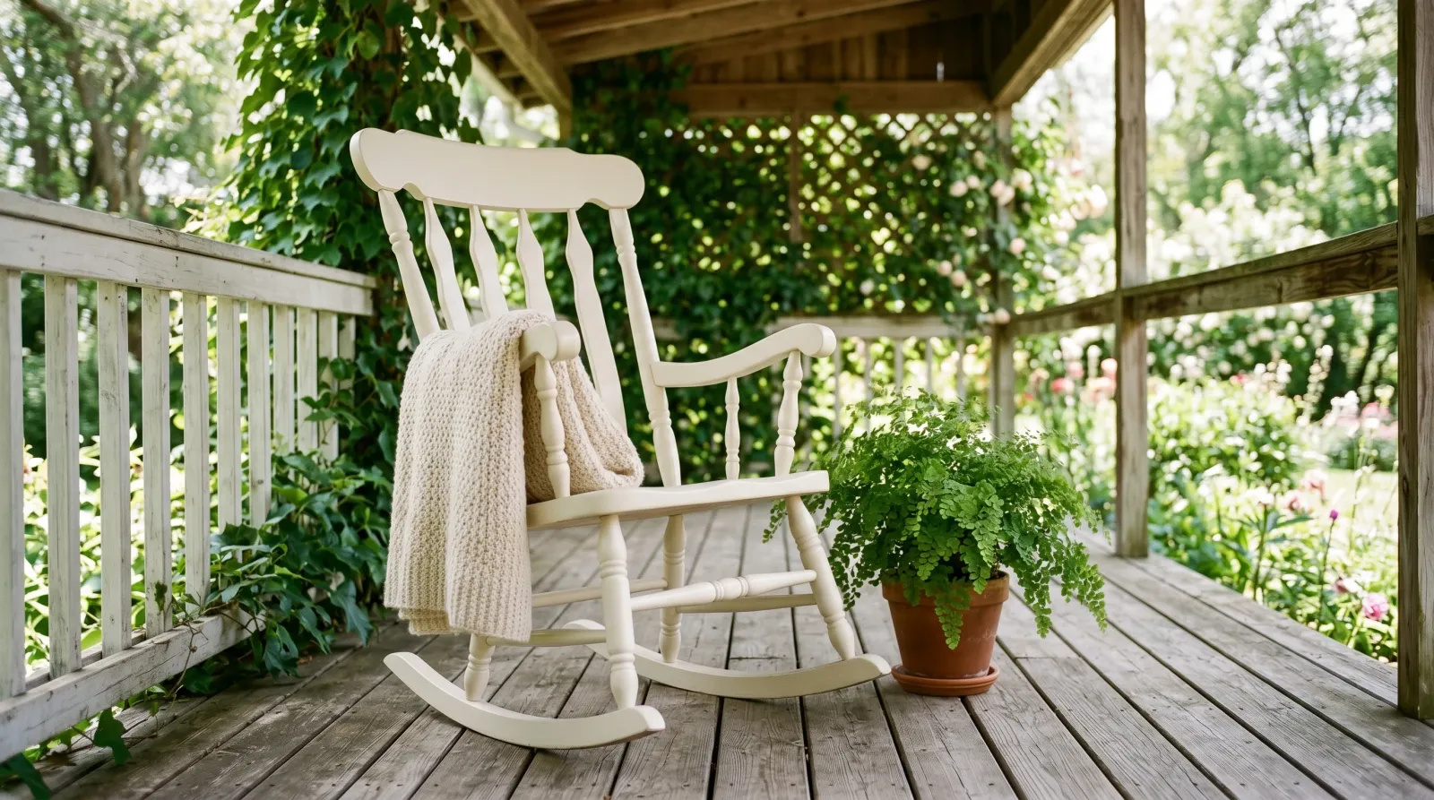 How to Paint a Rocking Chair
