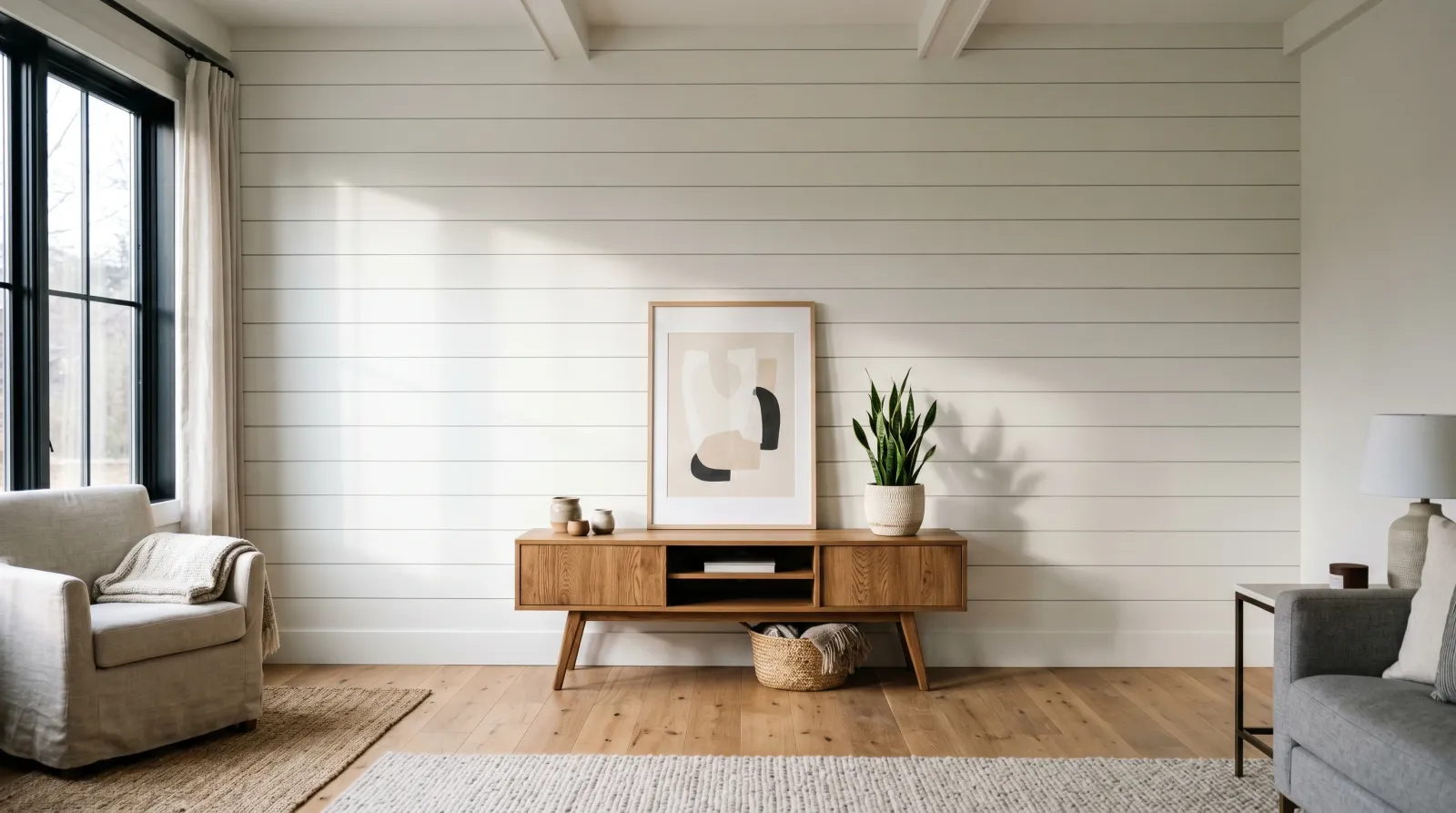 How to Paint Shiplap