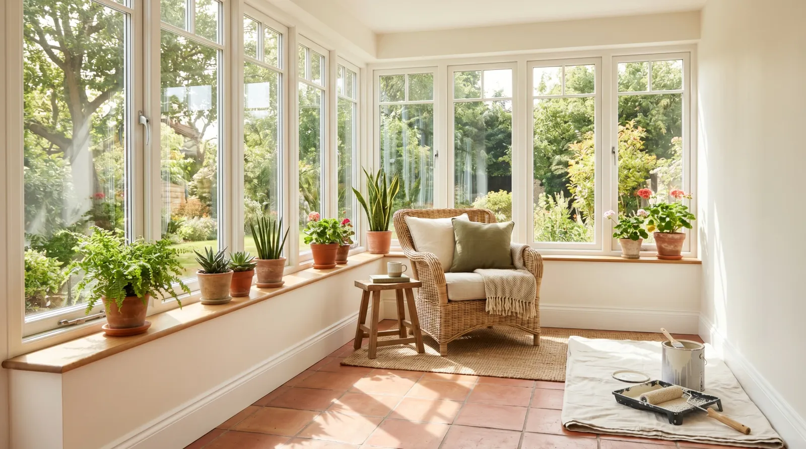 How to Paint a Sunroom