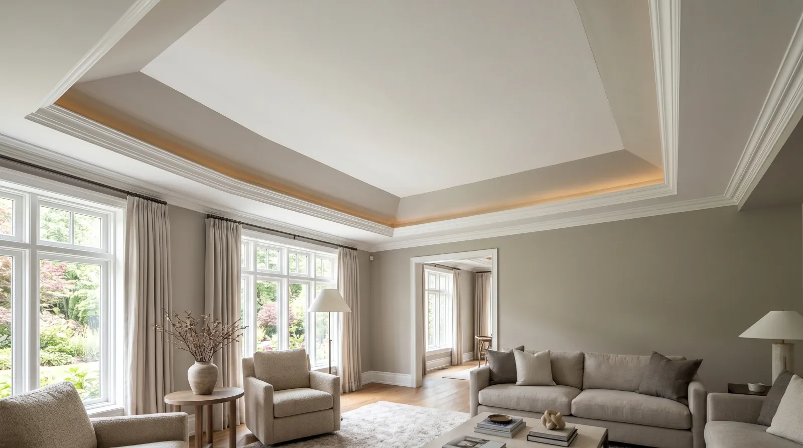 How to Paint a Tray Ceiling