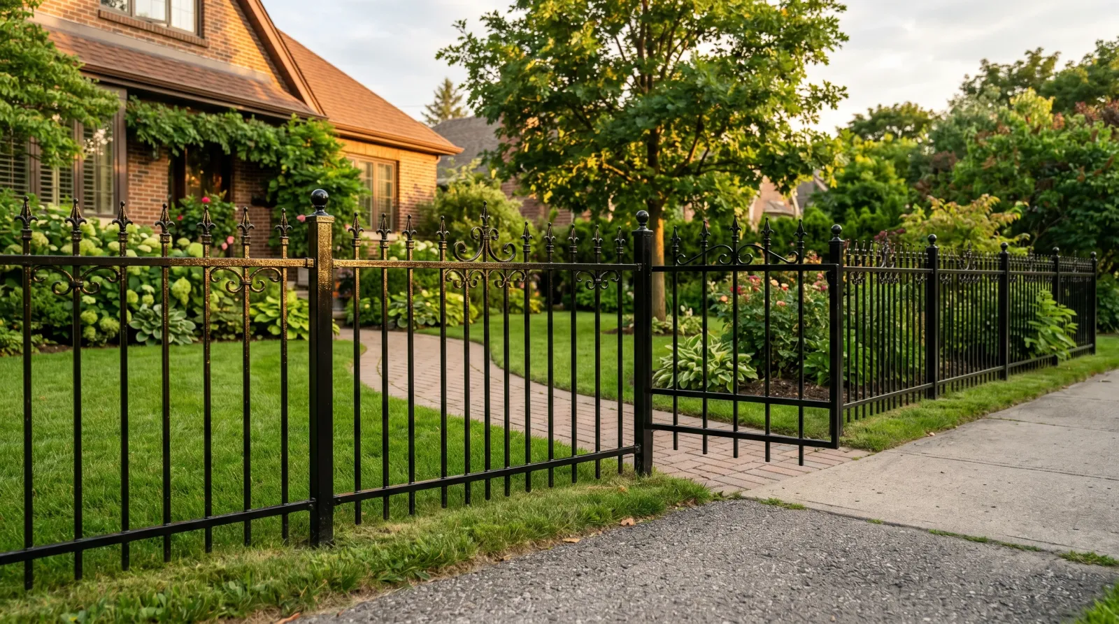 How to Paint a Wrought-Iron Fence