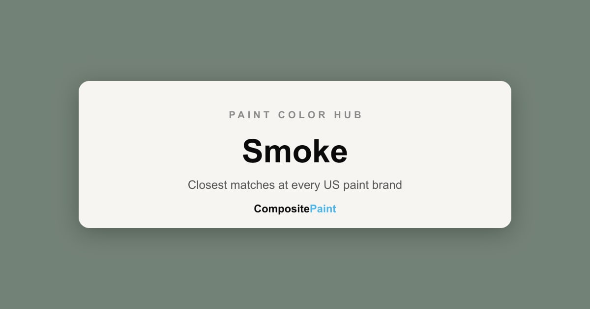 Smoke Berry Color Smoke Paint Colors — 212 Shades From 17 US Brands | CompositePaint