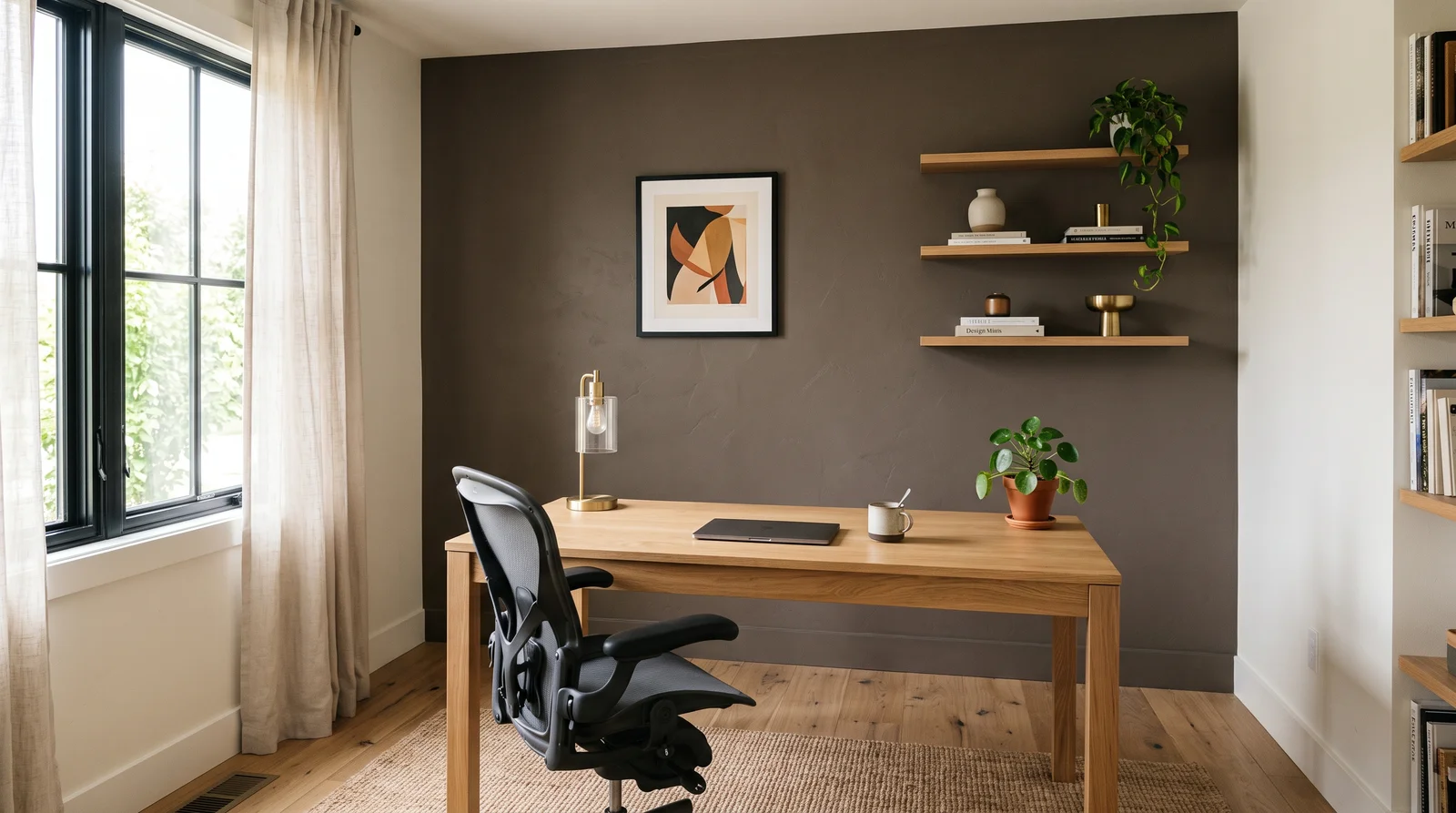 earthy bronze and brown — trending accent wall colors 2026