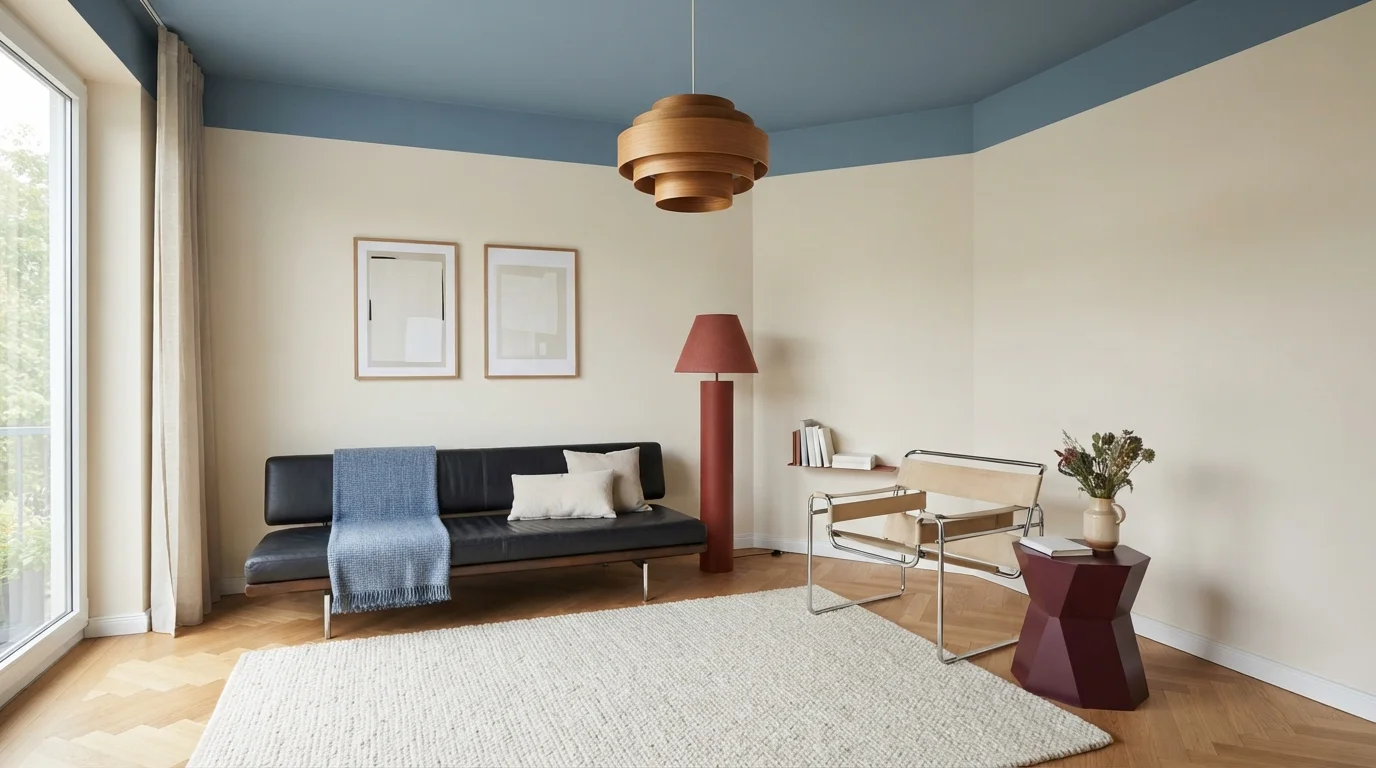 blue ceiling color idea — Office Blue · Valspar