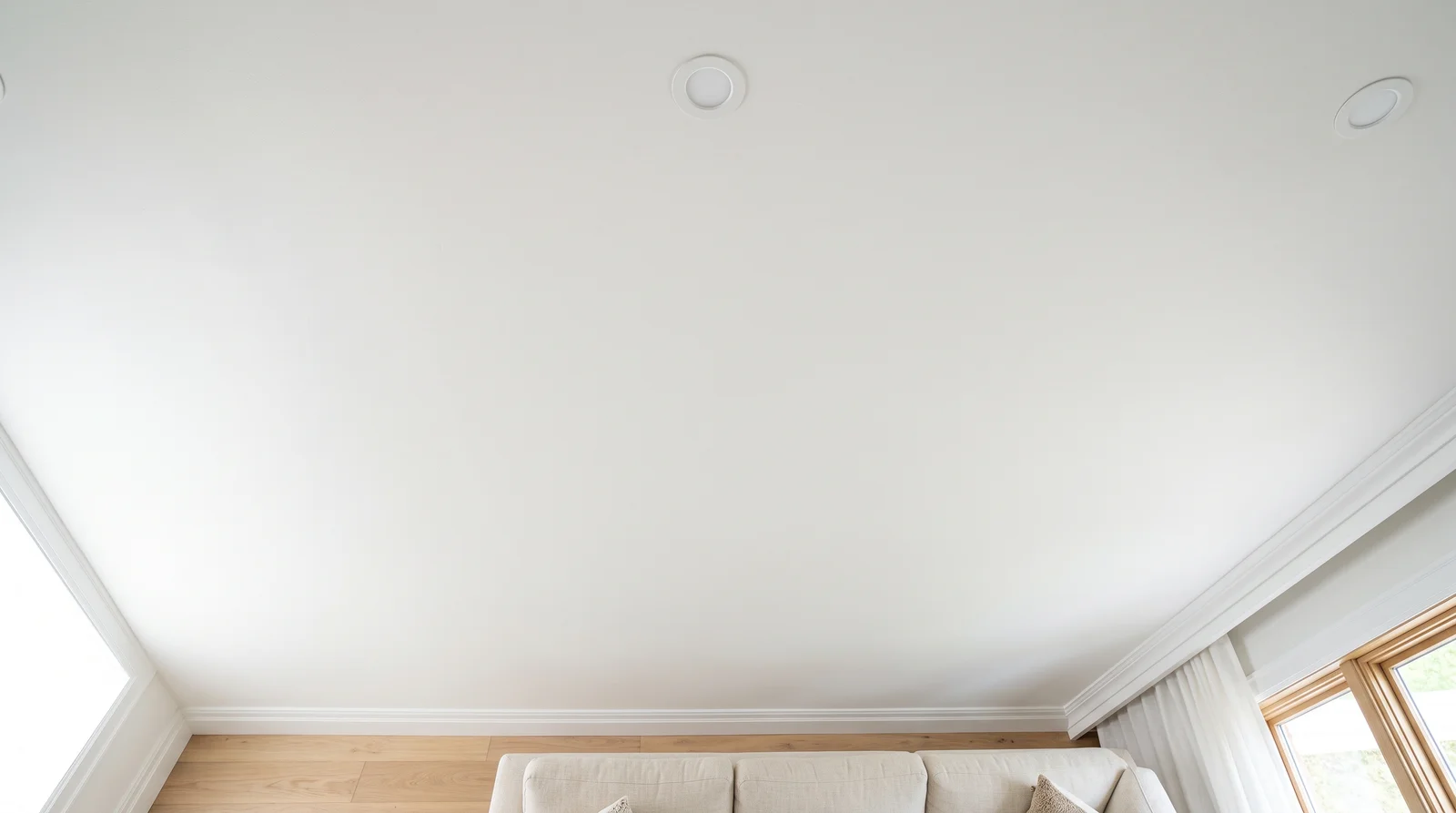 flat finish, done properly — trending ceiling colors 2026