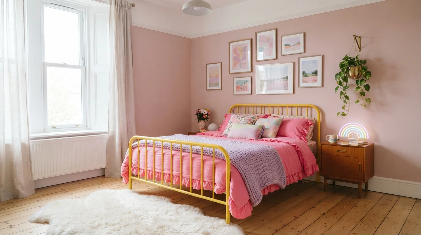 pink children's room color idea — Flowerpot · Behr