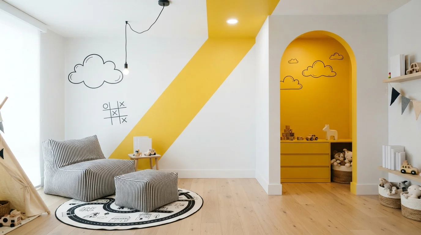 yellow children's room color idea — Sun Valley · Benjamin Moore
