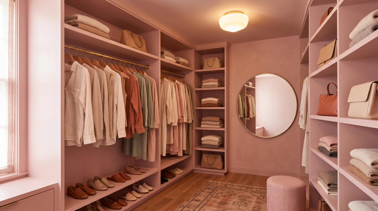 color-drenched closets — trending closet colors 2026