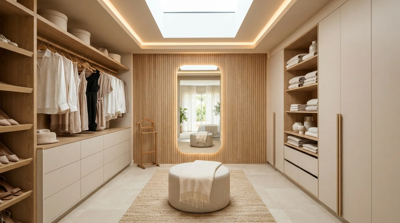 neutral closet color idea — Cappuccino Foam · Valspar