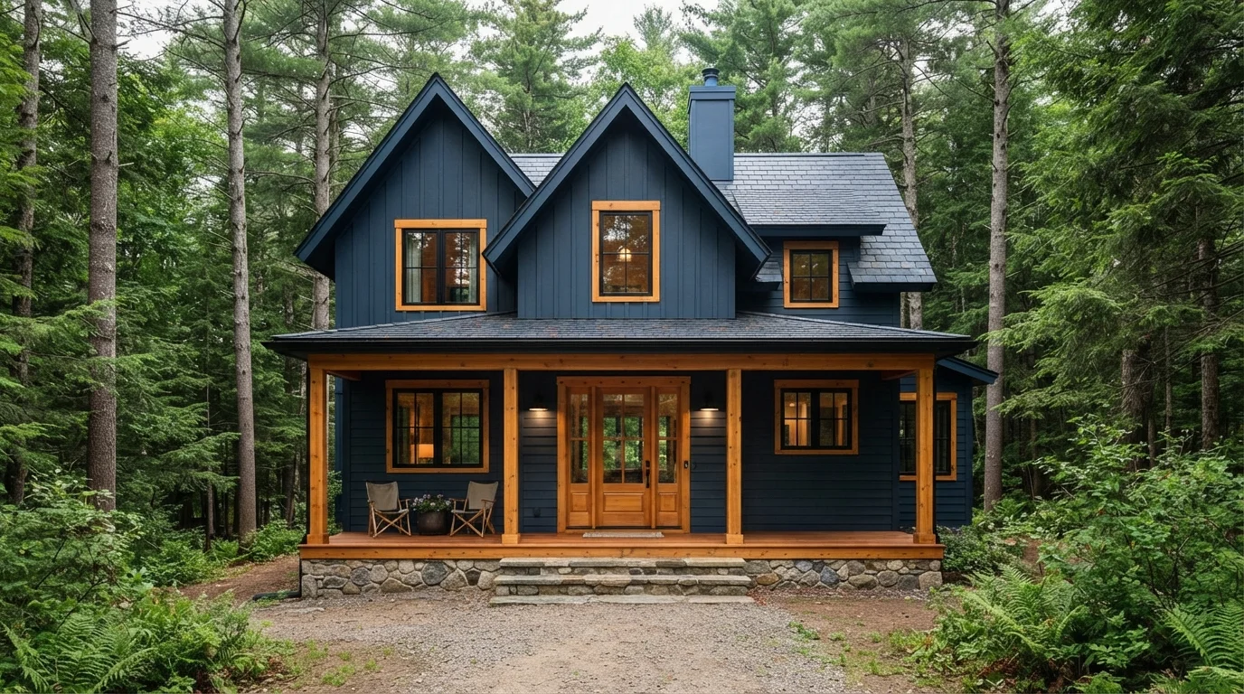 blue exterior color idea — Midnight Dream · Behr