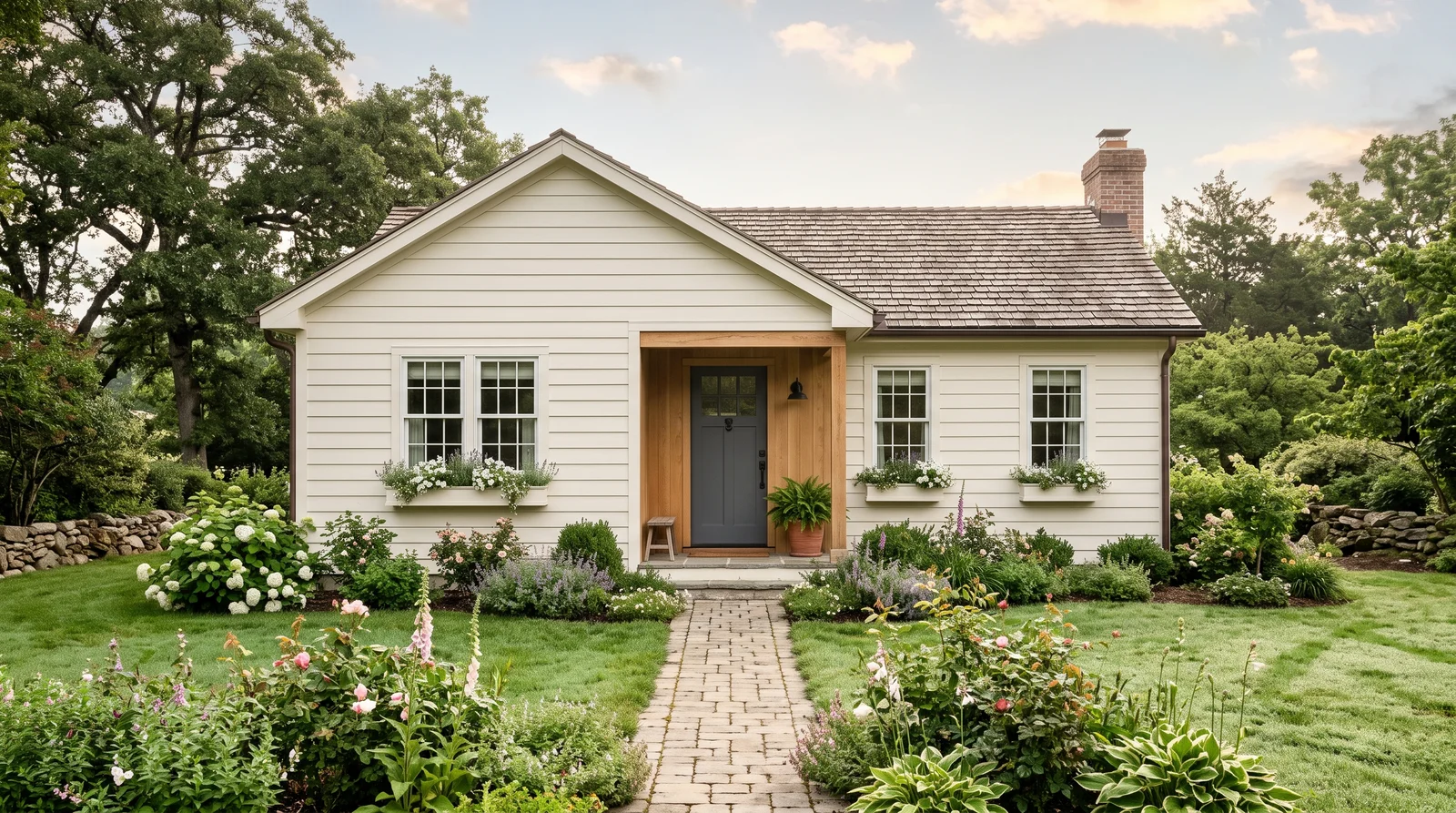 creamy whites over stark white — trending exterior colors 2026