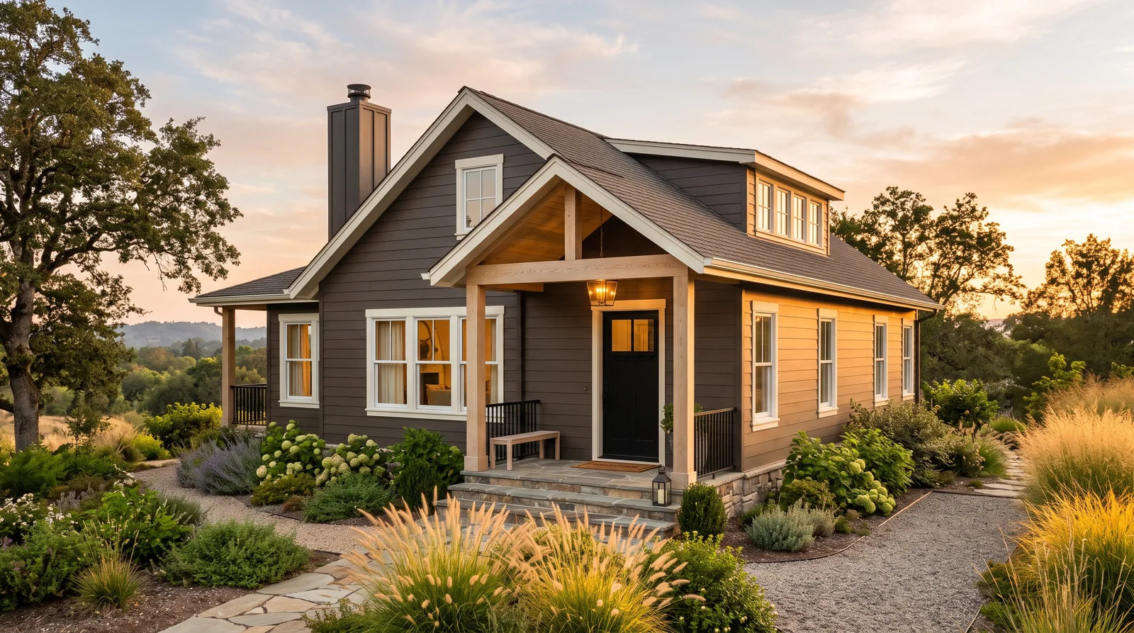 earthy bronze-brown darks — trending exterior colors 2026