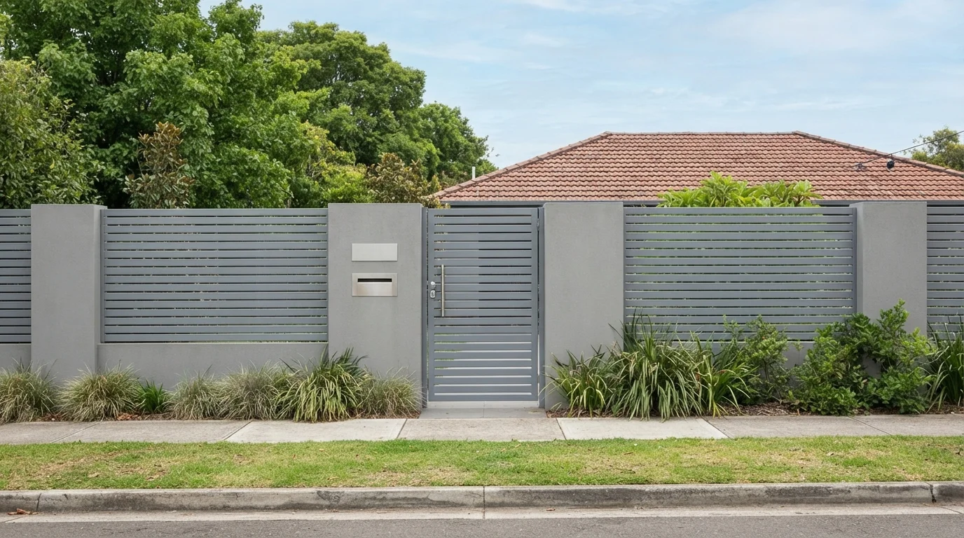 gray fence color idea — Shining Knight · Dunn-Edwards