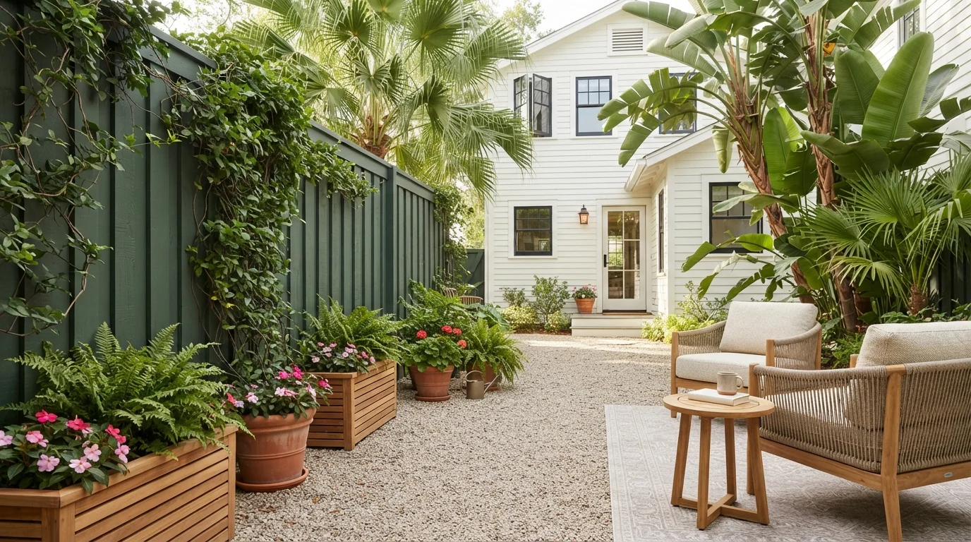 Forest Green Enclave — green fence painted in Billiard Room