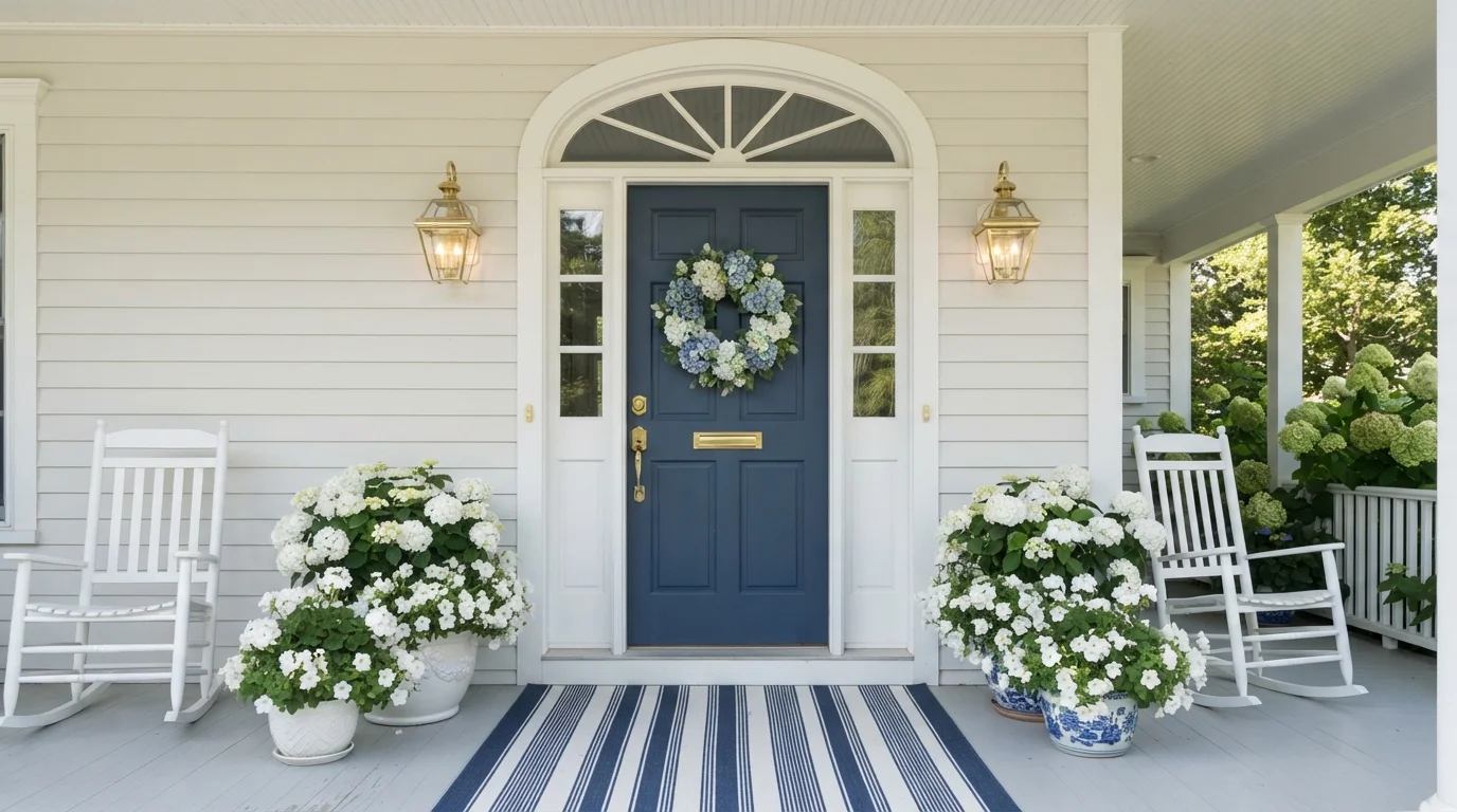 blue front door color idea — Indigo · Sherwin-Williams