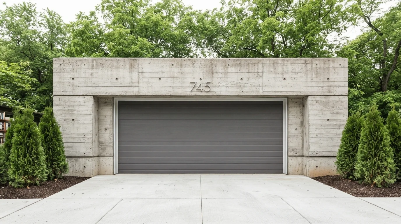 gray garage door color idea — Texas Storm · Magnolia Home
