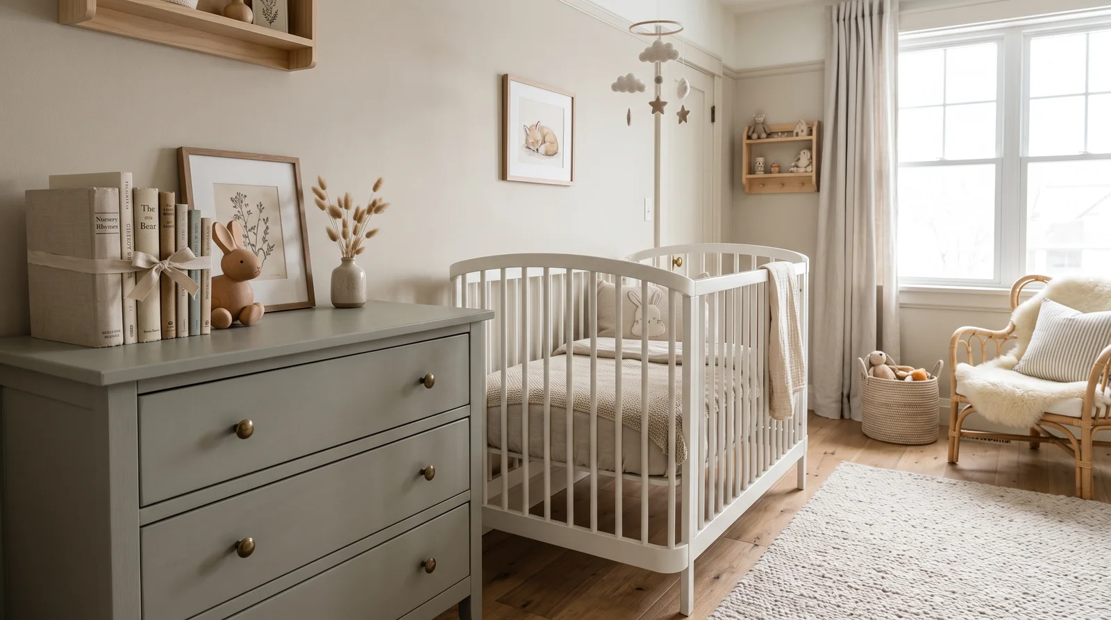 Pale Oak Nest — nursery painted in Pale Oak