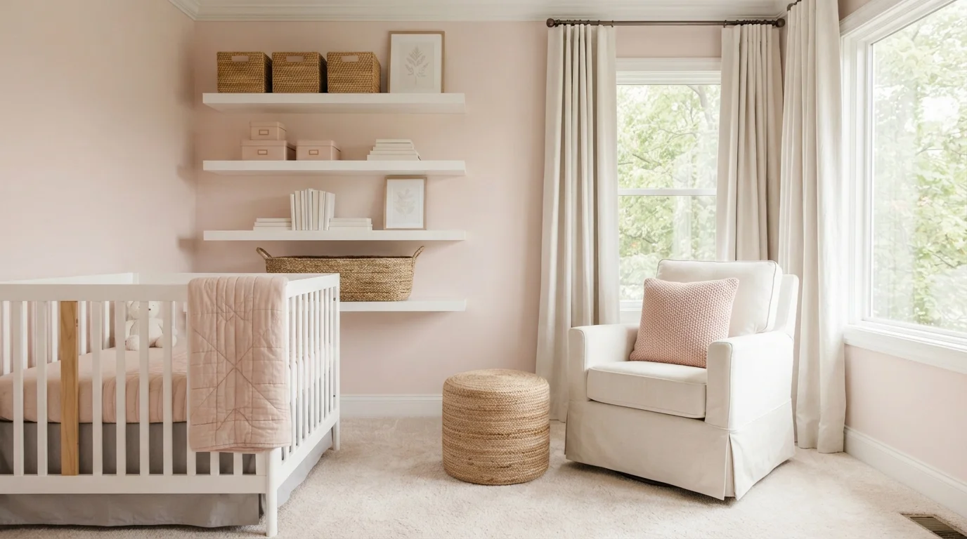 pink nursery color idea — Birthday Cake · Glidden