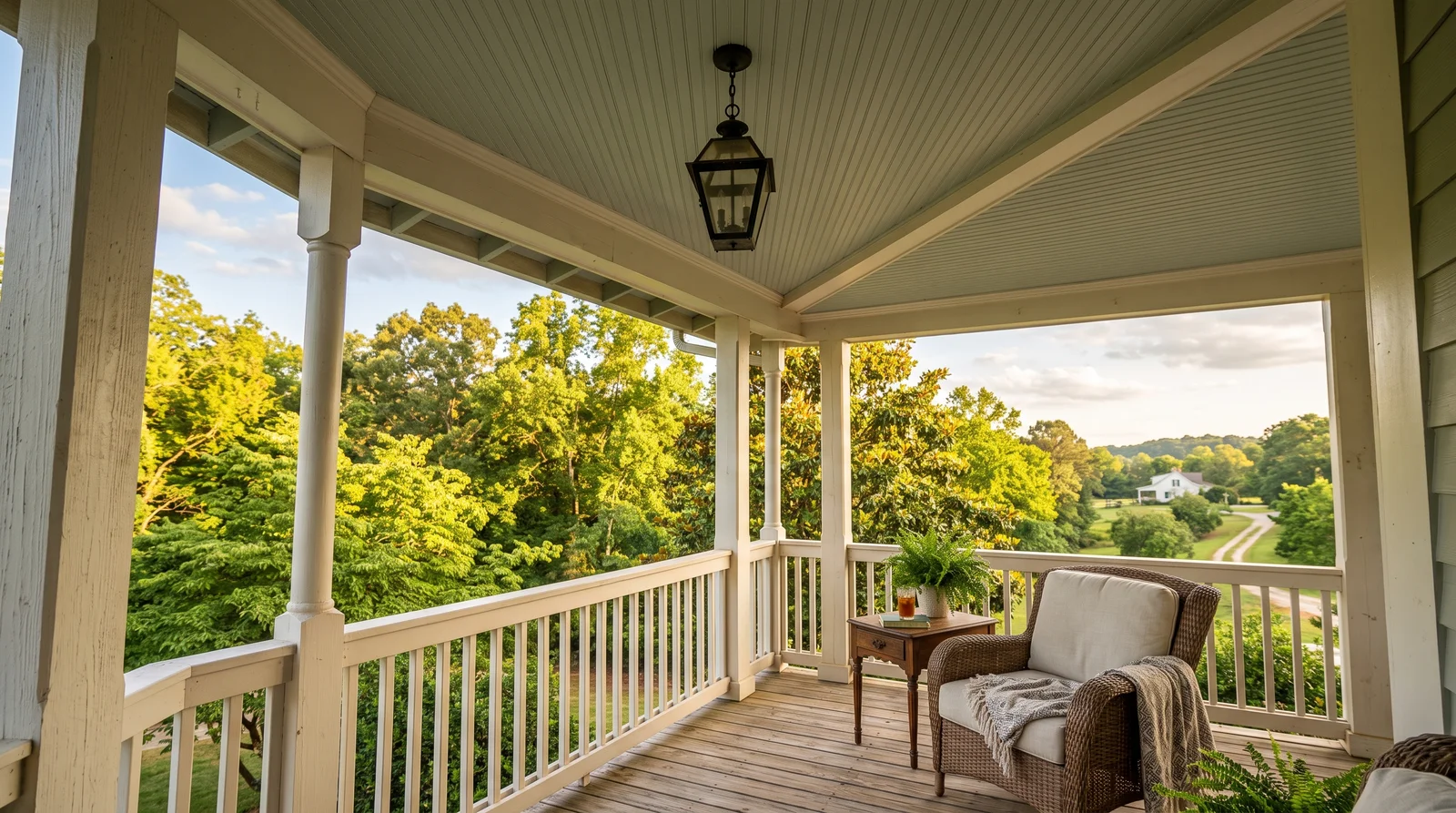 green-leaning haint blues — trending porch ceiling colors 2026