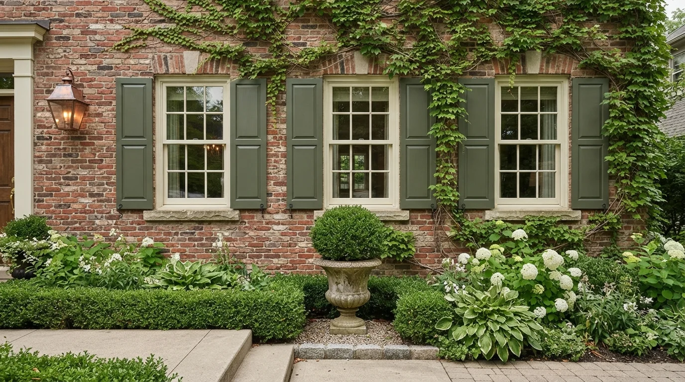 green shutters color idea — Big Fish · Kompozit