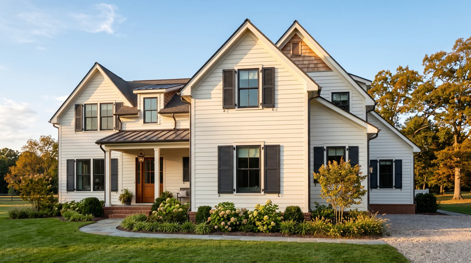 soft blacks over true black — trending shutters colors 2026