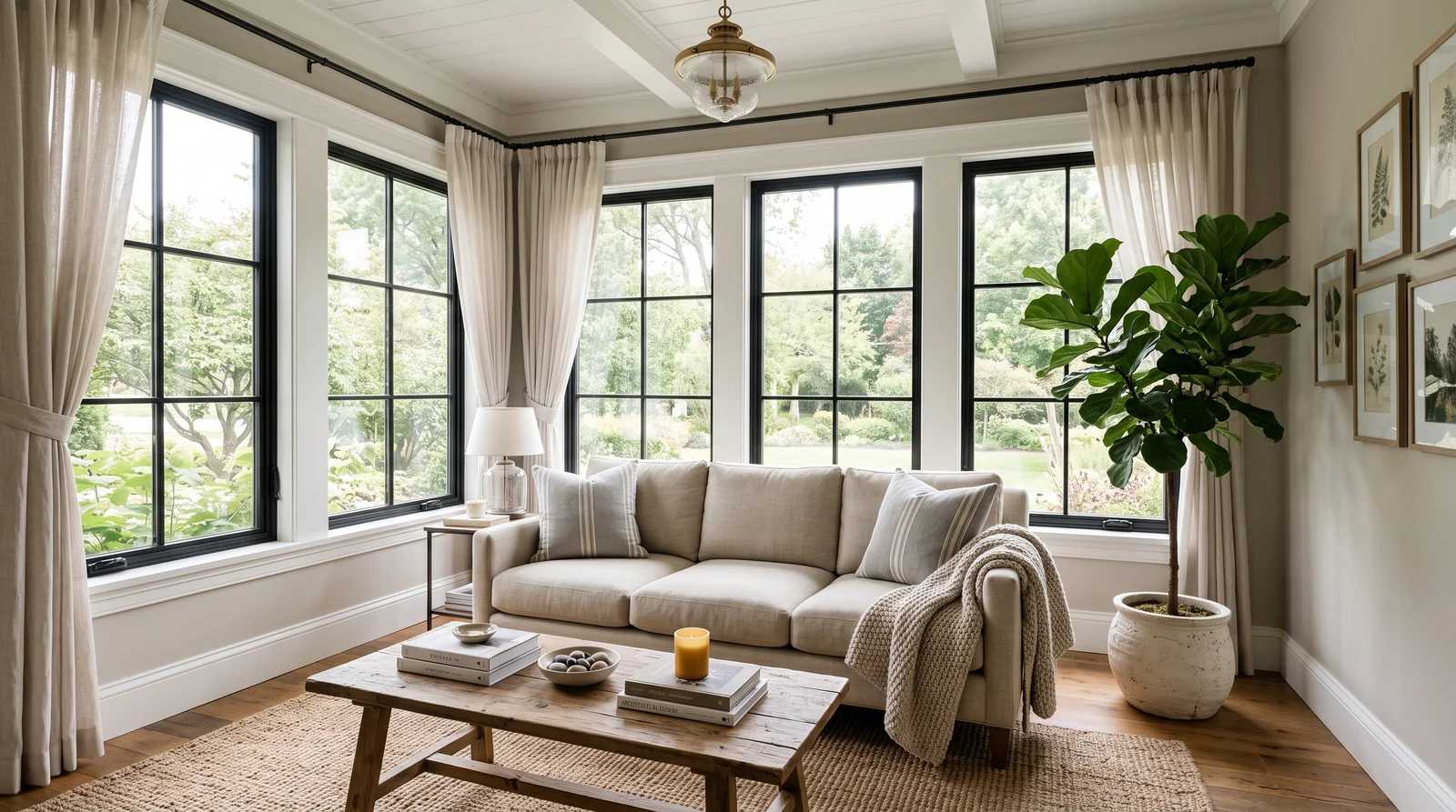 mushroom and warm taupe neutrals — trending sunroom colors 2026