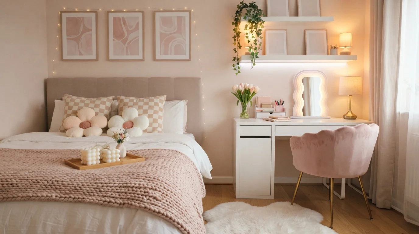 pink teen room color idea — Heavenly Aromas · Behr