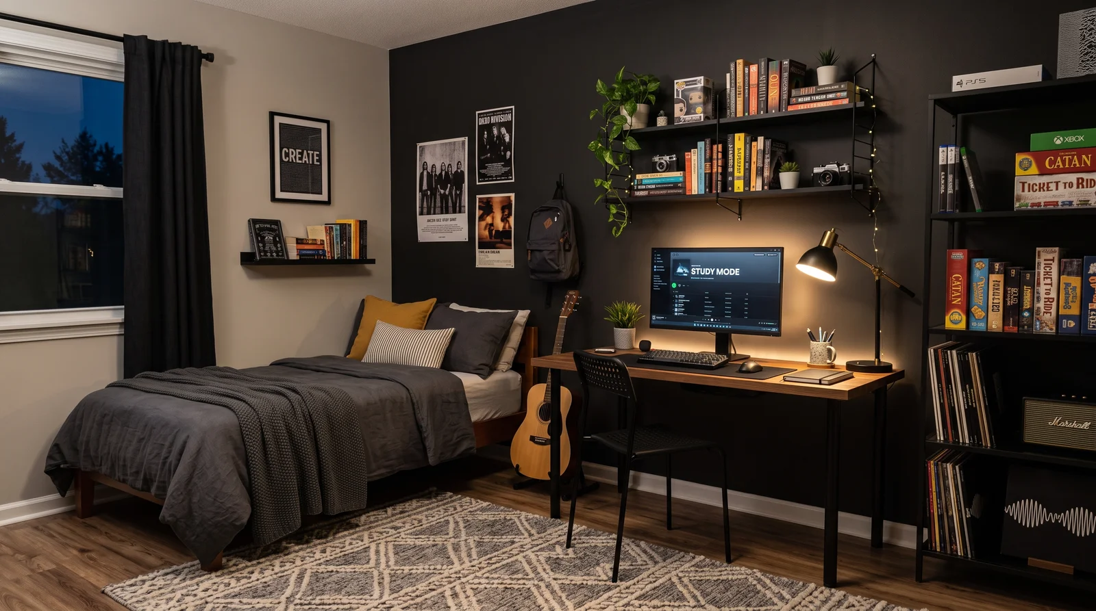 Iron Ore Studio — teen room painted in Iron Ore