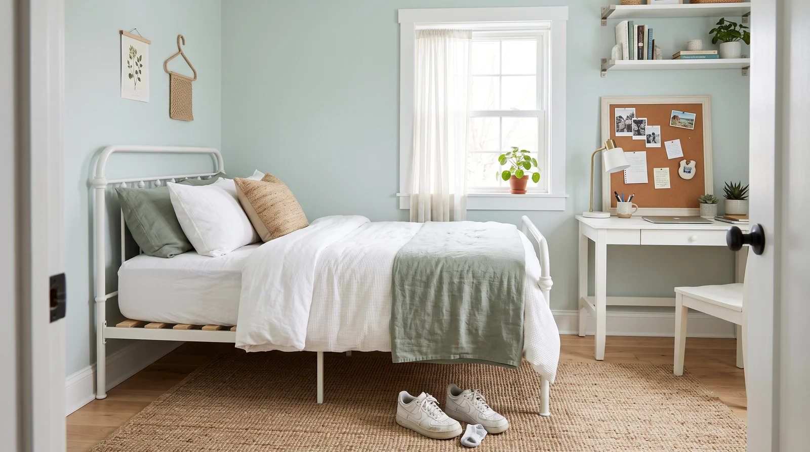 Sea Salt Reset — teen room painted in Sea Salt