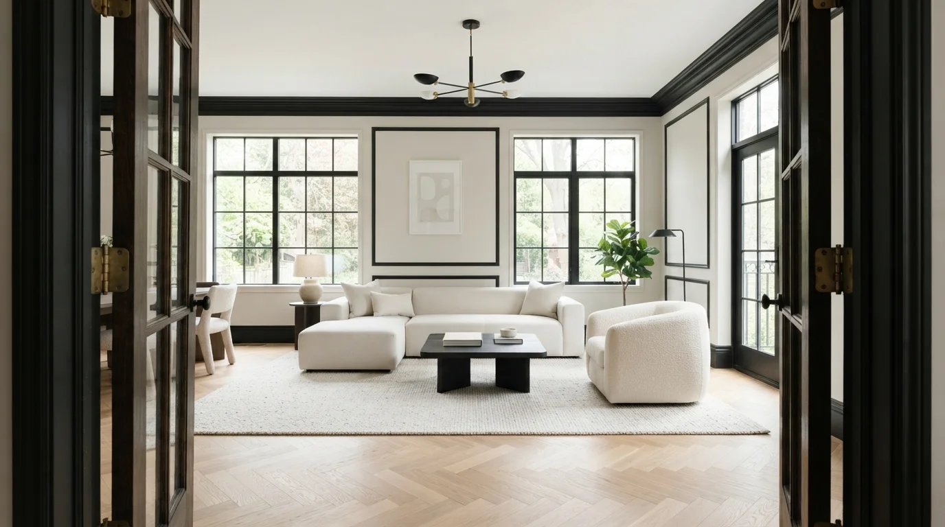 Tailored Graphic Contrast — black trim painted in Factory Black
