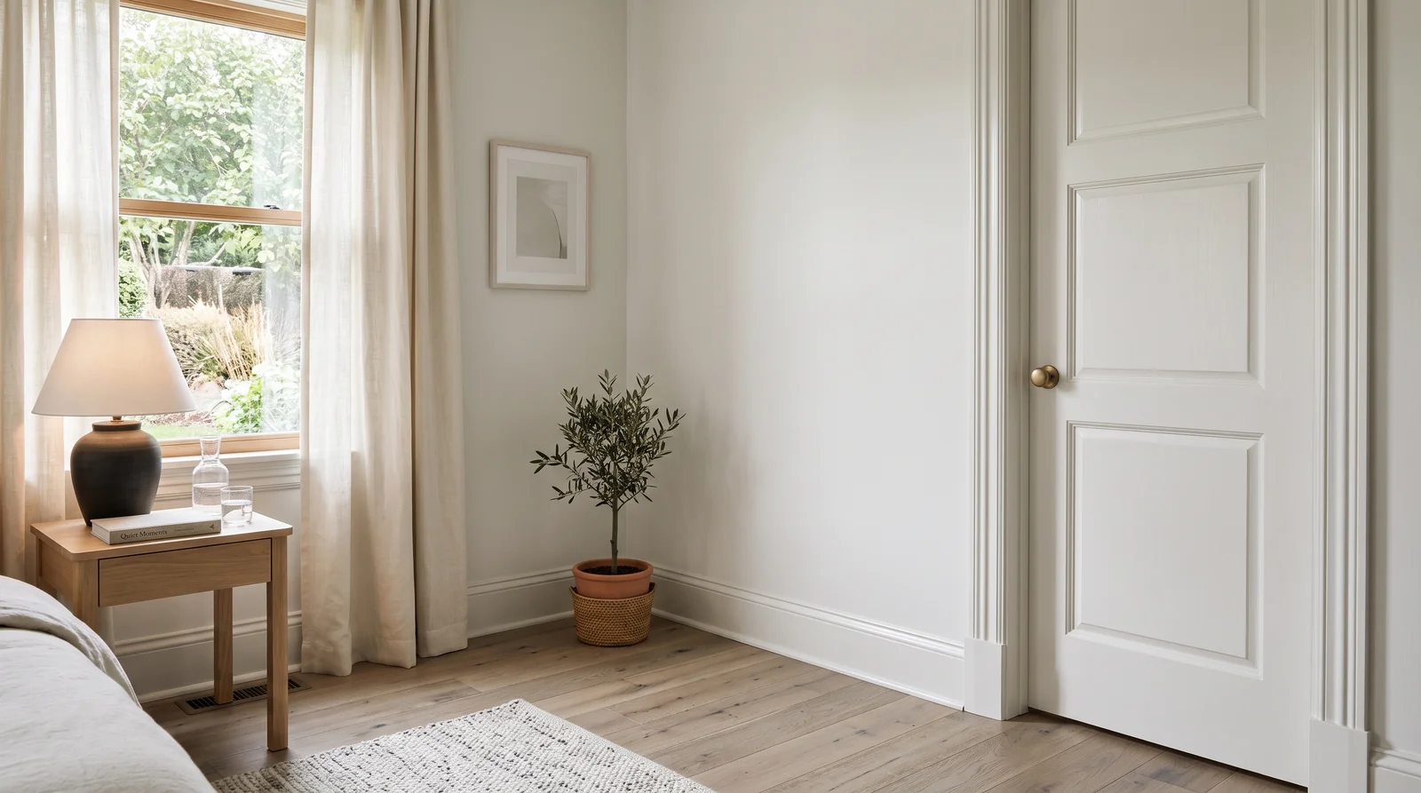 trim matched to the walls — trending trim colors 2026