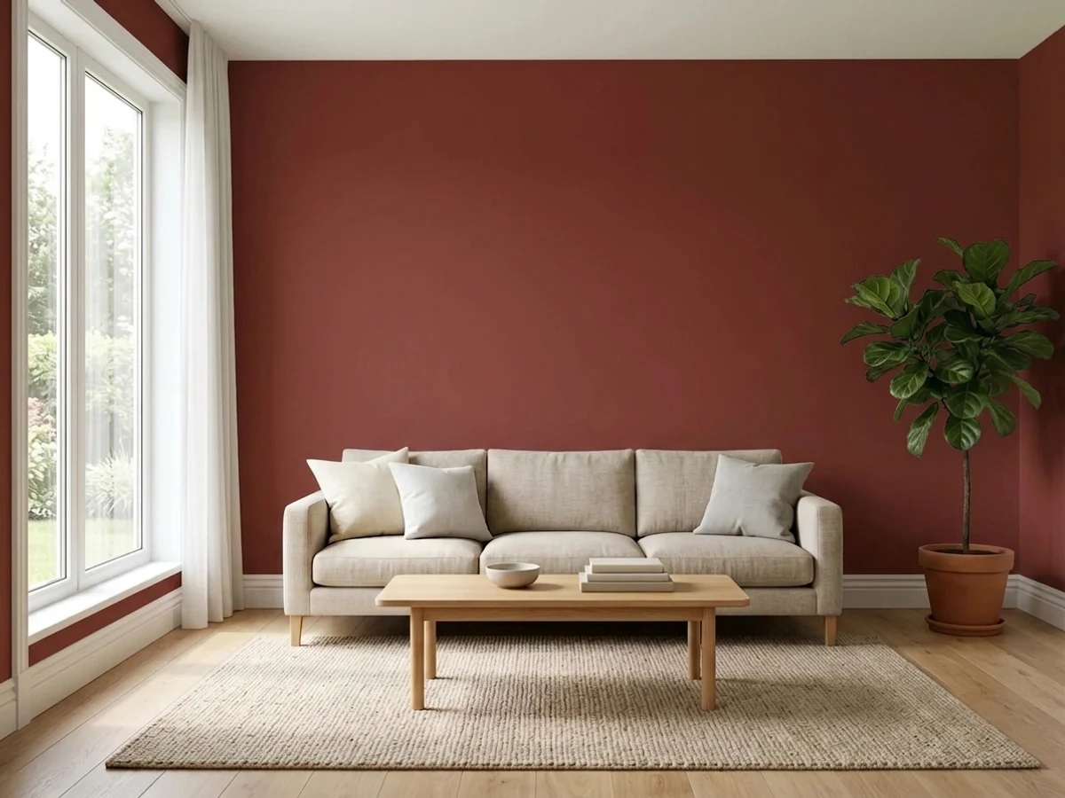 Room painted in Stage Beauty