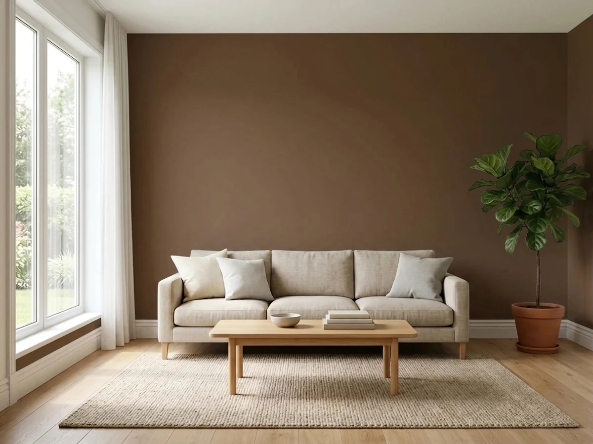 Behr Coffee Bar in a accent wall