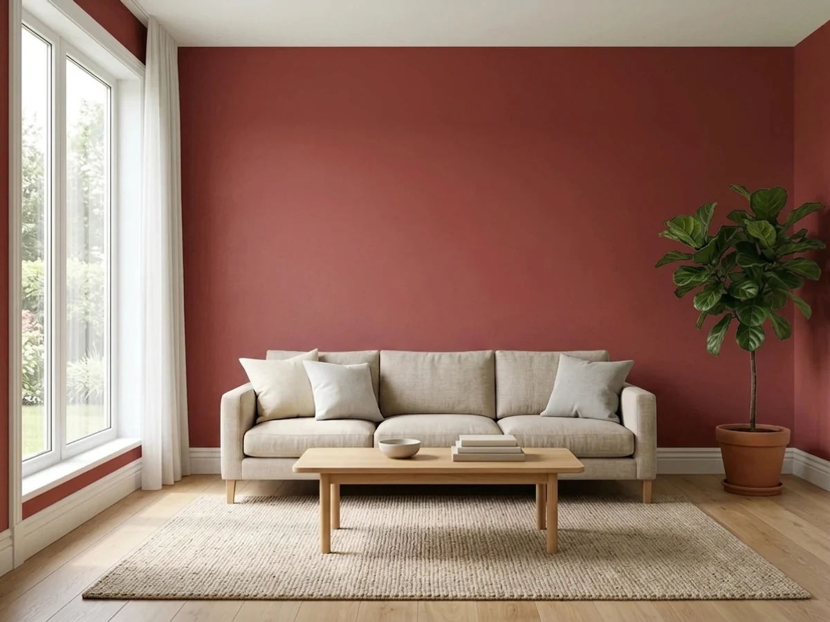 moody wine-red statement walls — trending red accent wall colors 2026