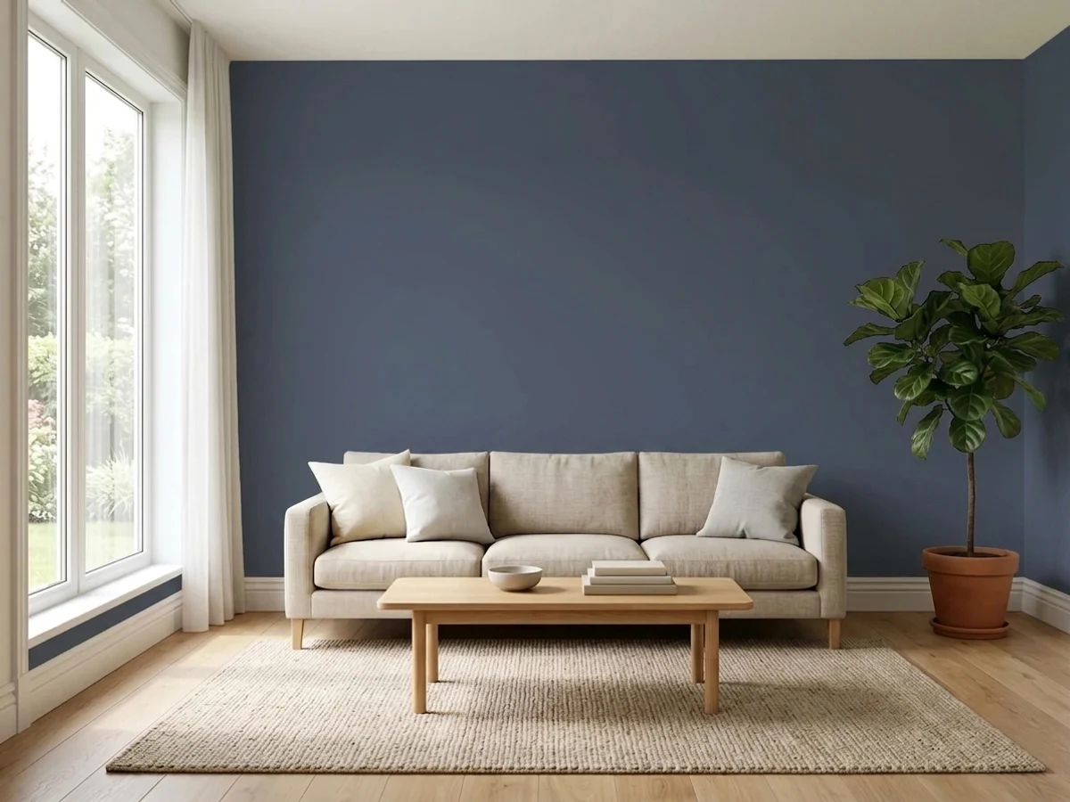Room painted in Hale Navy