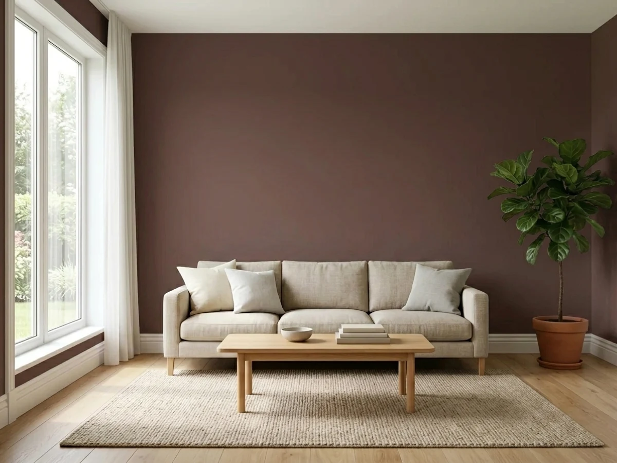 Benjamin Moore Raphael in a accent wall