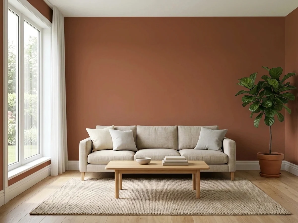 Room painted in Cracker Jack